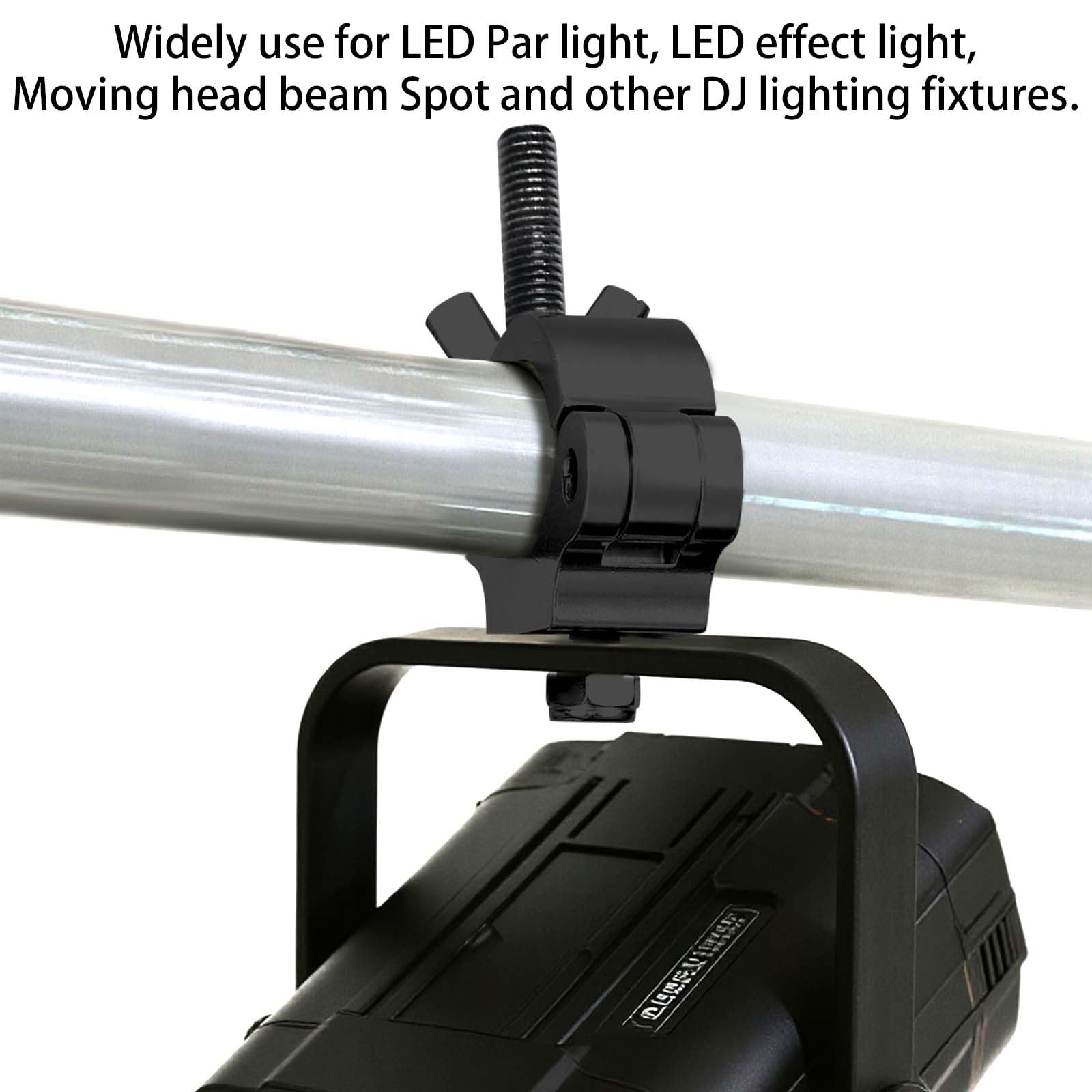 2Pack Morsetti Luci Scena per Traliccio Stage Lighting O Clamps 40mm-52mm Morsetto Truss Clamp Ganci per Luci, Carico 100kg Gancio per Teste Mobili Luci da Palco