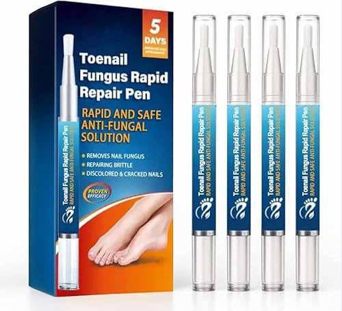 Toenail Fungus Pen, 4PCS Toenail Fungus Treatment Extra Strength for Fingernails & Toenails, Toe Nail Treatment, Fungal Nail Care Pen, All-Natural, Easy to Apply