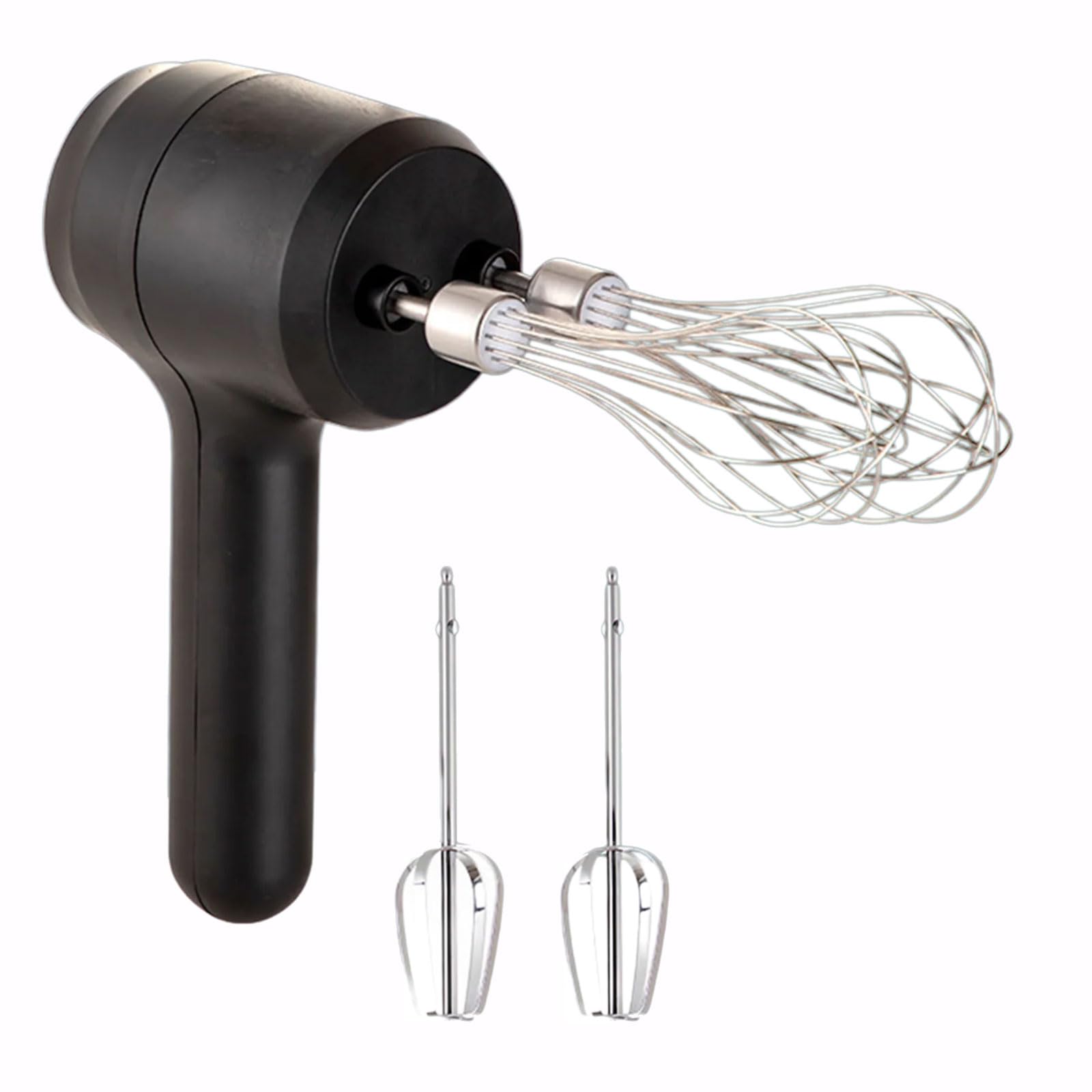 TFAOYS Detachable Beater Hand Mixer with 4 Attachments, Cordless Electric Whisk for Butter and Home Baking Prep in Kitchen Dessert Prep Kitchen Whisk Handheld Mixer