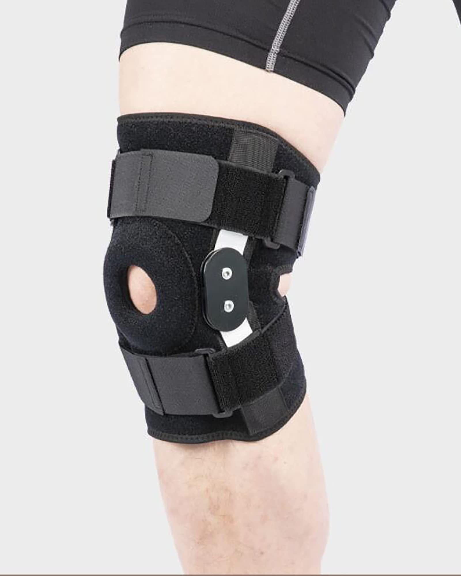 Offene Patella-Stützbandage, verstellbare Knie-Kompressionsbandage, Bänder, Sportverletzungen, orthopädische Schiene zur Schmerzlinderung bei Arthritis