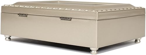 Miniatura 4 de Cottage Garden Sweet Sixteen Champagne Silver Rope Trim Music Box Plays You Light Up My Life