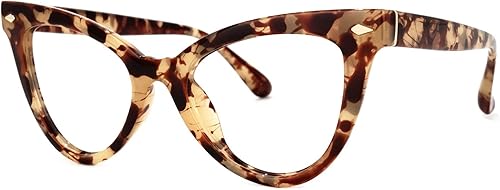 VOOGLAM Gafas de bloqueo de luz azul ojo de gato para mujeres anti fatiga ocular gafas Maite OP02131