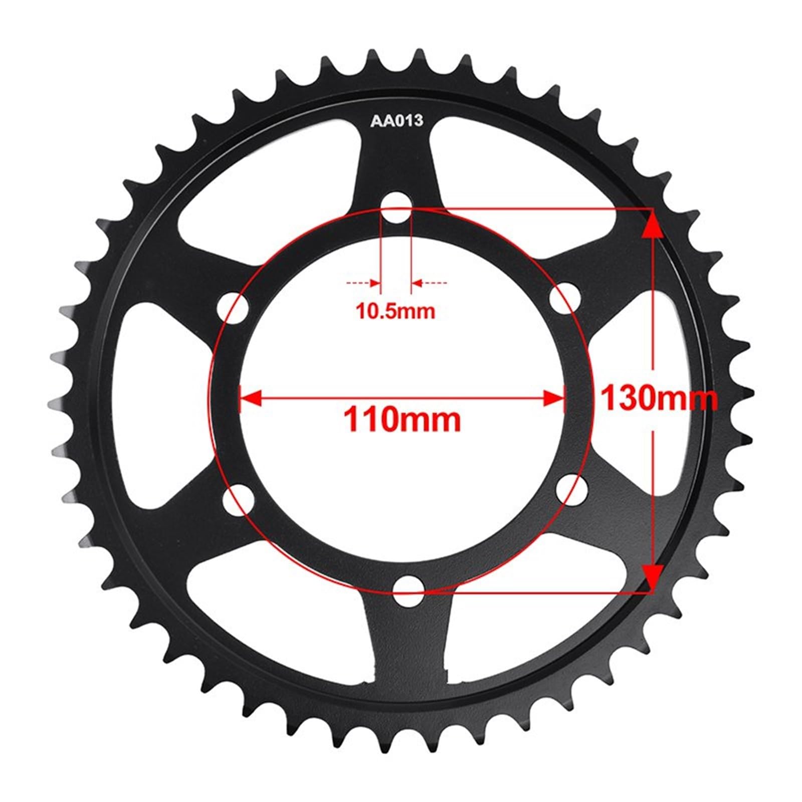 525 42T 43T 44T 45T 46T Ritzel Für S&uzuki GSX-S1000L GSXS1000L GSX-S1000F GSXS1000F 2015–2022