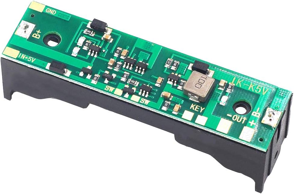 Amazon.com: Taidacent 18650 Lithium Battery Charging Boost Module 5V to ...