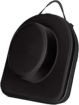 kowaku Cowboy Hat Storage Box Organizer Bag Carrier EVA Hat Case Hat Holder Travel Bag, Black/White