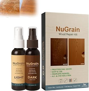 NuGrain Wood Repair Kit, Old English Scratch Cover for Wood, Restore a Finish for Wood, Wood Furniture Repair Kit for Hard Wood Laminate Vinyl Floort (1)