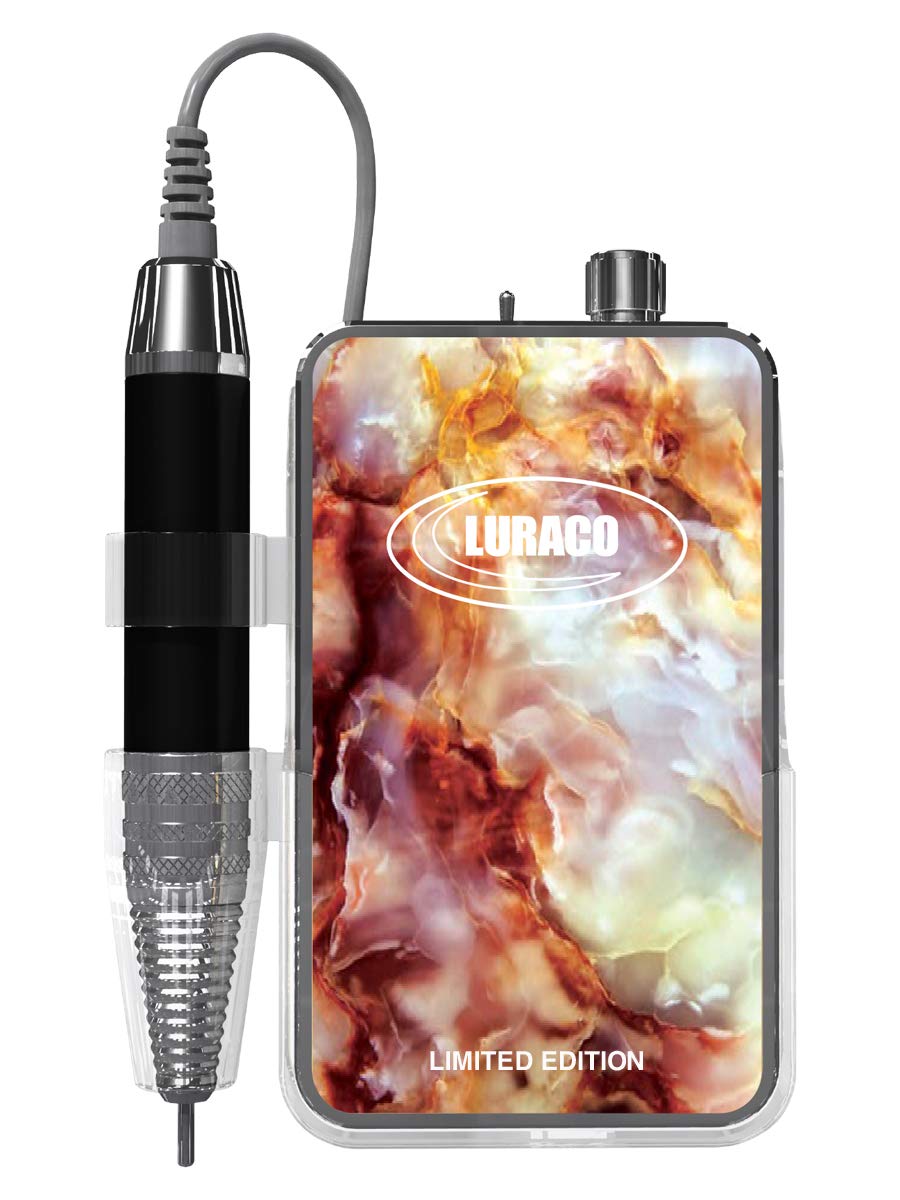 Luraco Nail Drill, Nail eFile Pro-40K Red Marble