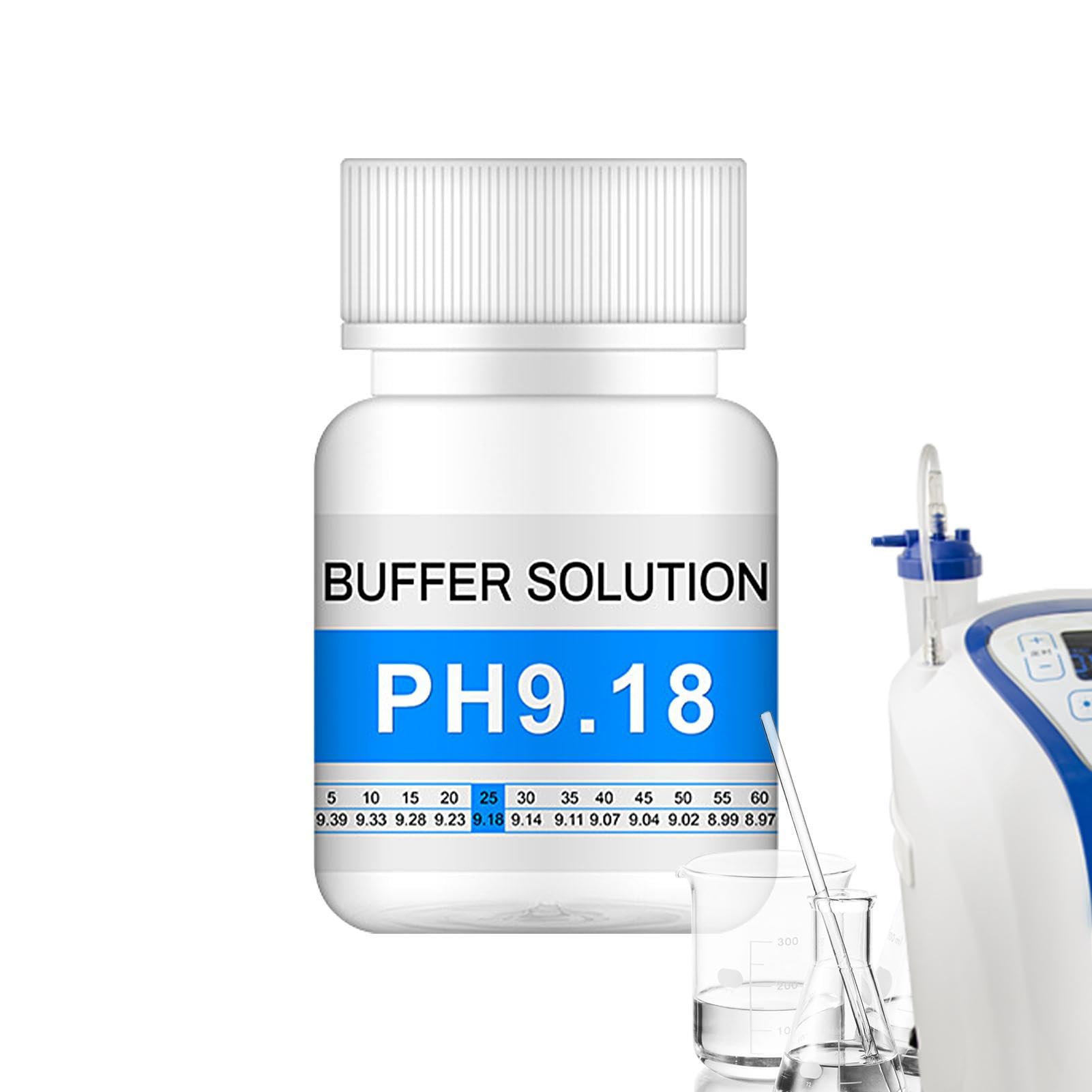 cypreason PH Solution Buffer,PH Buffer Calibration Solution Reusable 50 ml Bottles of PH 4.00, 6.86, 9.18 Calibration Solution
