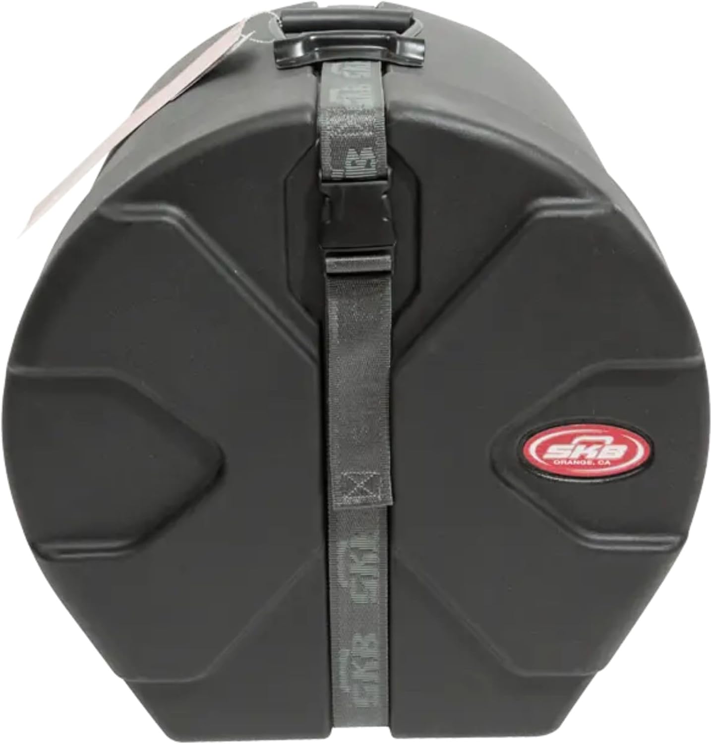 SKB 12" x 12" Tom Case with Padded Interior, D-Shaped Drum Design, and Molded in Feet for Upright Positioning and Stability, Black