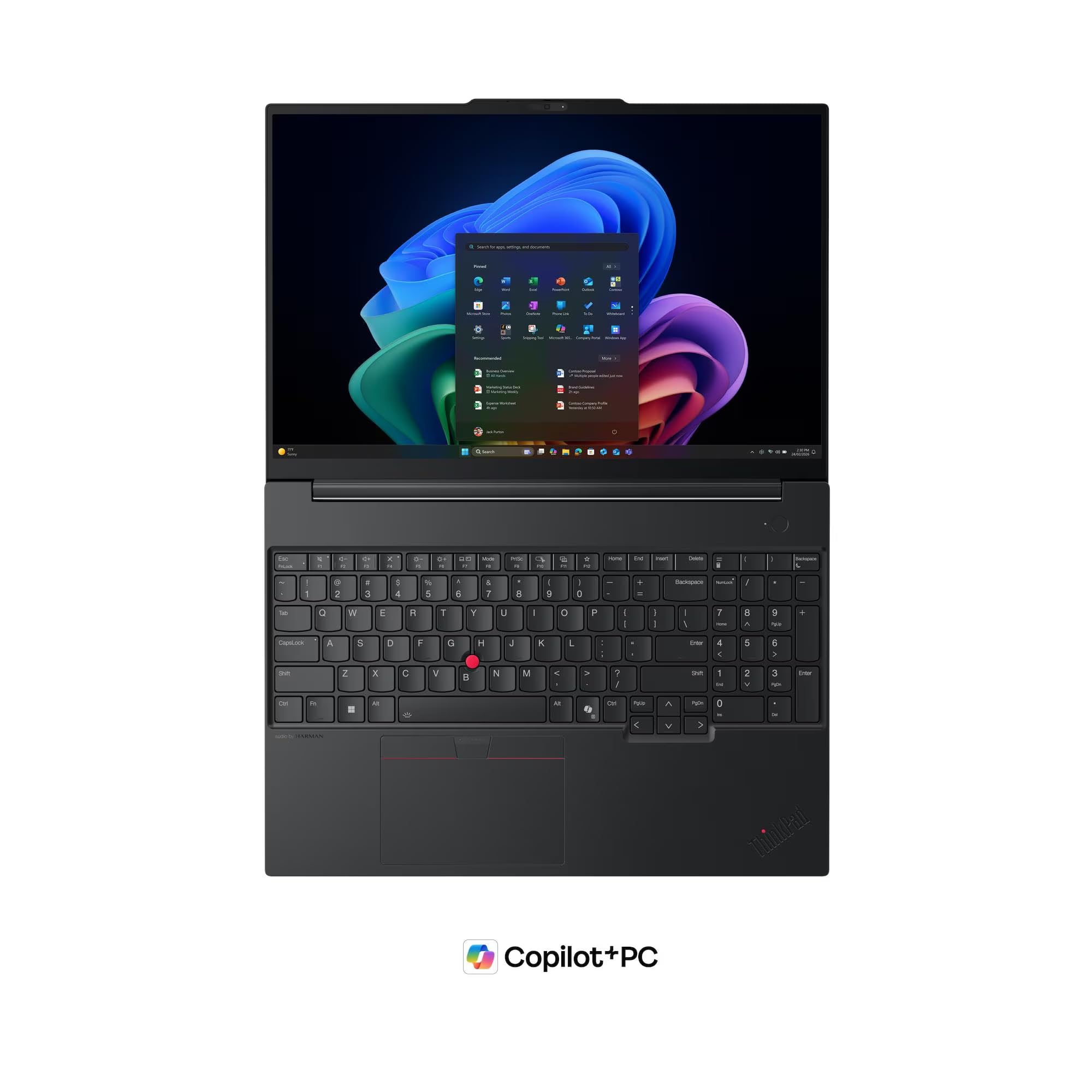 Lenovo ThinkPad E16 Gen 3 16" WUXGA IPS | Intel Core Ultra 5 226V | 16 Go LPDDR5X | SSD 512 Go PCIe 4.0 | Windows 11 Pro | Copilot+ PC | Intel Arc 130V | Clavier AZERTY Français