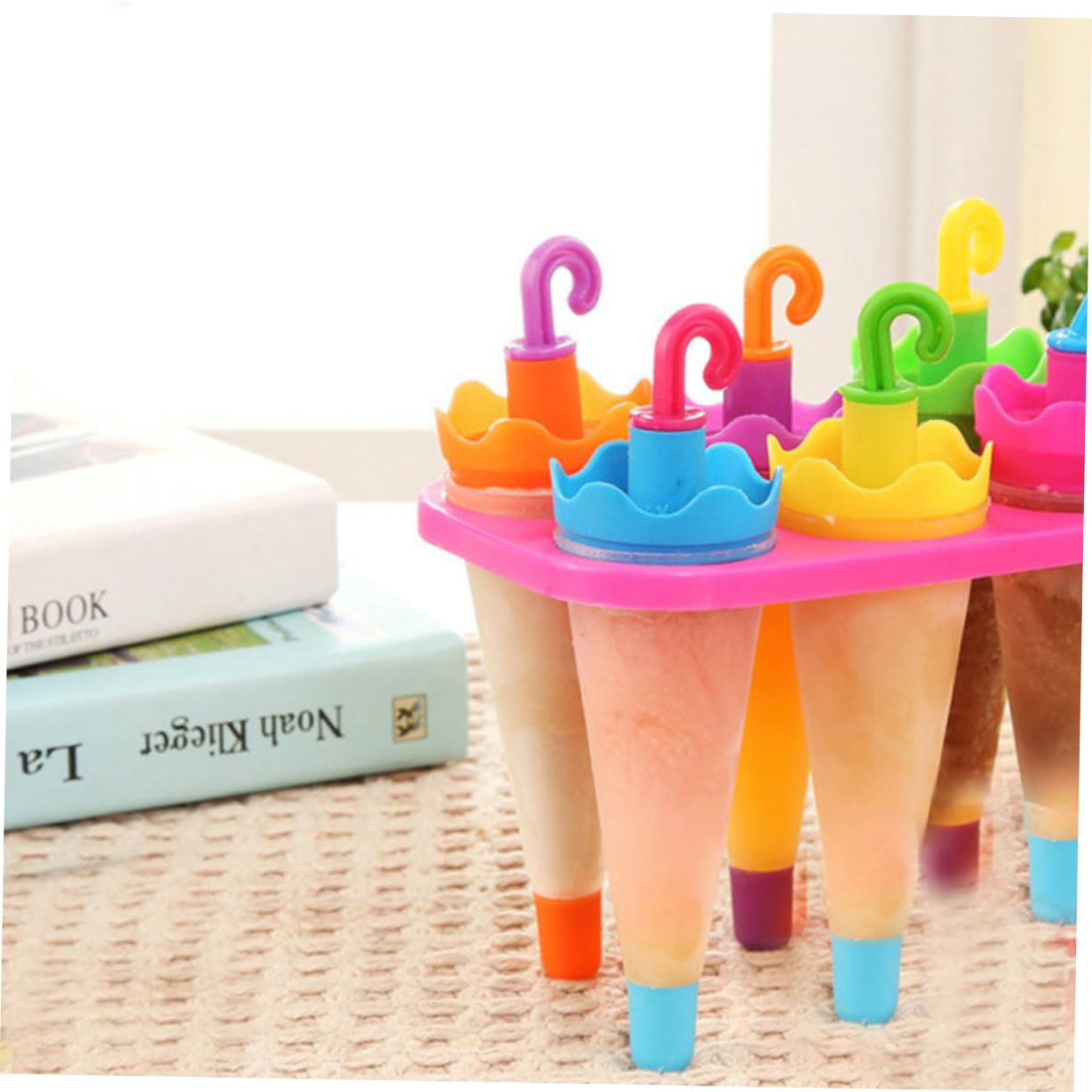 PRETYZOOM 2Sets DIY Ice Cream Molds Reusable Popsicle Maker with Cells for Fun Family Treats Easy to Use Store Random Colors for Homemade Ice Lollies