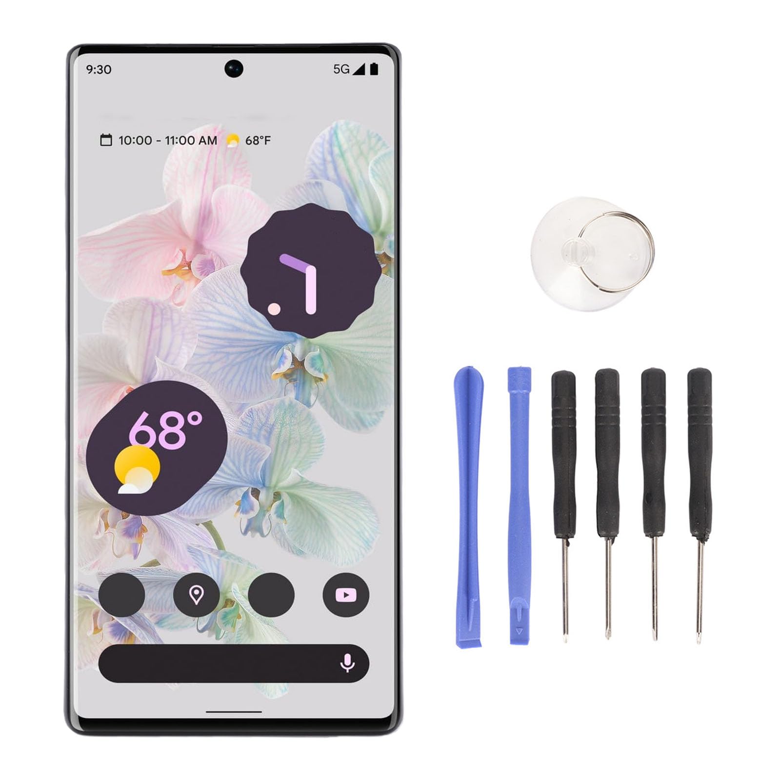 Digitizer z Ekranem Dotykowym 6 Pro 5G |Zespół Wyświetlacza LCD o Przekątnej 6,70 Cala z Narzędziami do Naprawy dla G8VOU GLUOG