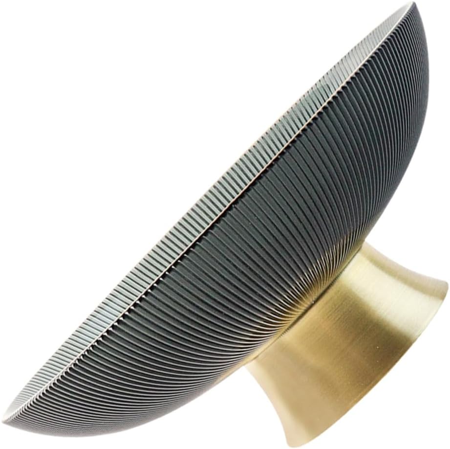 Glass Fruit Bowl Pedestal Serving Tray Grey Tall Glass Plate Household Snack Tray for Kitchen Counter and Coffee Table Use