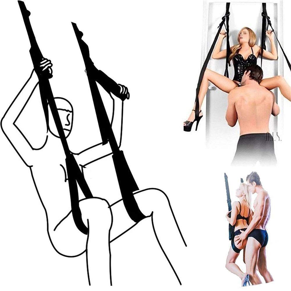 Kit de Columpio Carmen para Interior Colgante en la Puerta Juguete Giratorio para Columpio de Puerta de Yoga Bondage