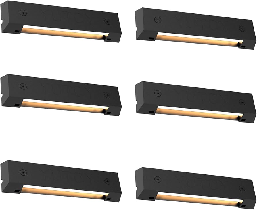 YUTCY 6 Pack Low Voltage AC/DC 12V LED Landscape Deck Light