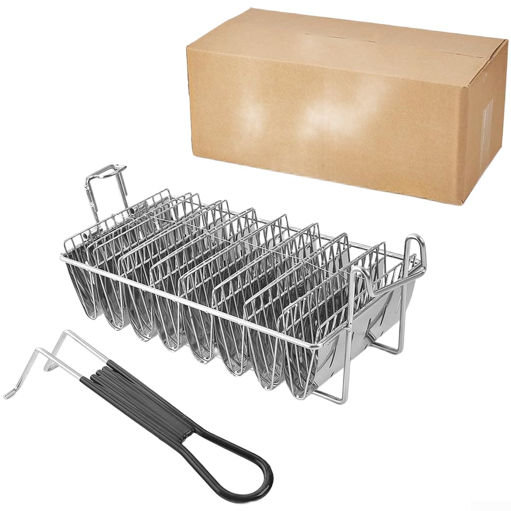 Cesta para Freír 8 Rejillas para acero Inoxidable Cesta para