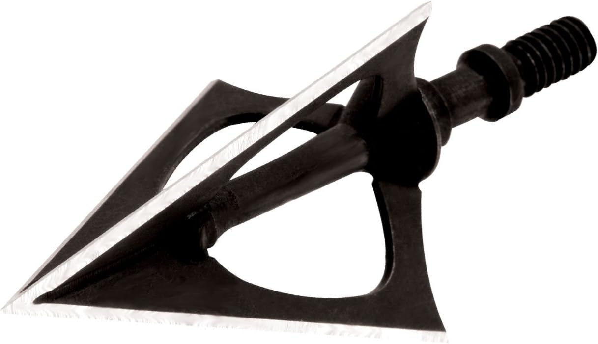 New Archery Products NAP Hellrazor Bow Big Game Hunting Solid Steel Fixed Blade 3 Pieces Broadhead Set