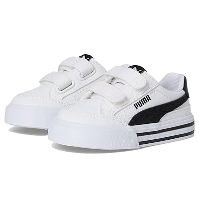 PUMA Kids Court Classic Vulc Hook And Loop Shoes (Toddler/Little Kid) Kid