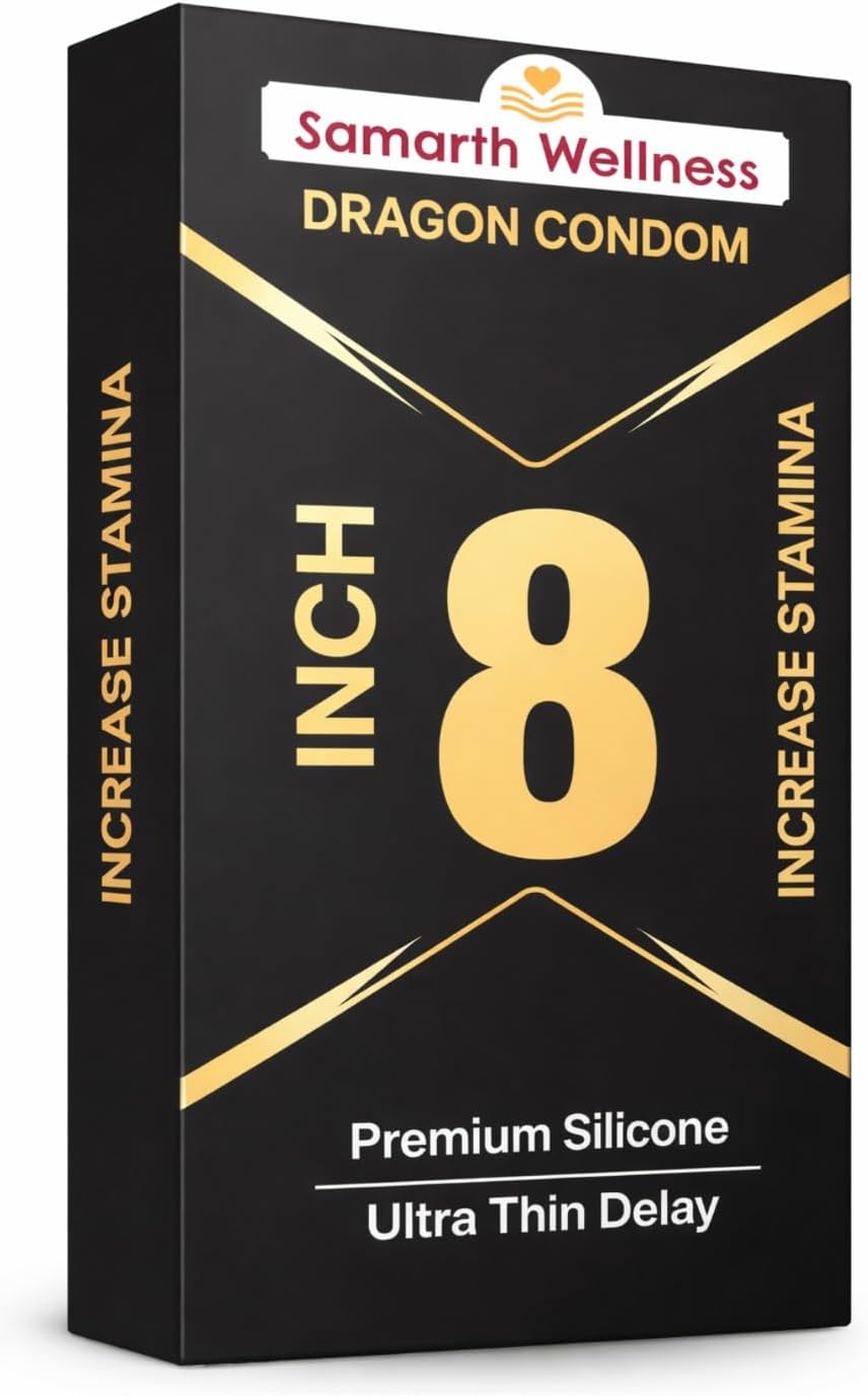 Dragon Condom | Extra Smooth and Comfortable | Latex Condom for Men | 1 Piece Pack | 8 Inch