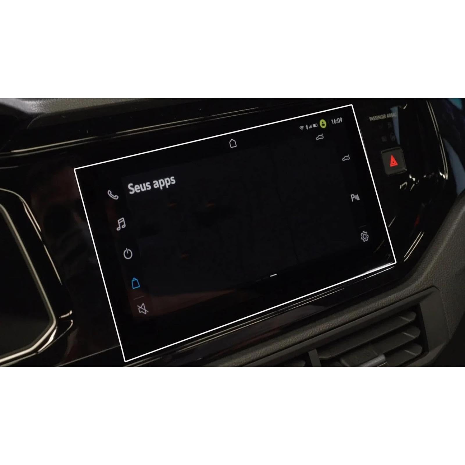 Ochraniacz Ekranu Samochodu dla VW Nivus 2021, 10.1 cala Car Infotainment Radio Nawigacja GPS Konsola środkowa Ekran Szkło hartowane Folia