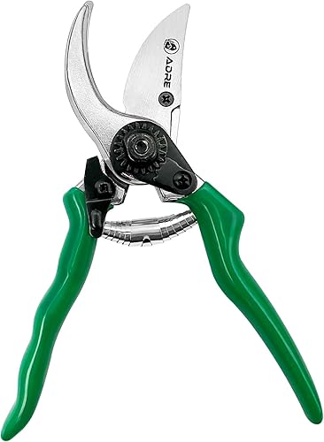 Miniatura 8 de Adre Tijeras de podar de jardín Bypass – Tijeras de podar profesionales de 8 pulgadas para jardinería – Cortadoras de jardín de acero de alto