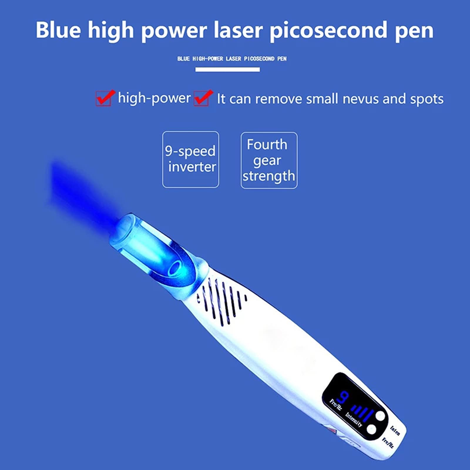 Pluma De Picosegundo, Máquina para Eliminar Manchas Lunares Equipo De Belleza Láser Eliminación De Tatuajes con Cicatrices De Pecas