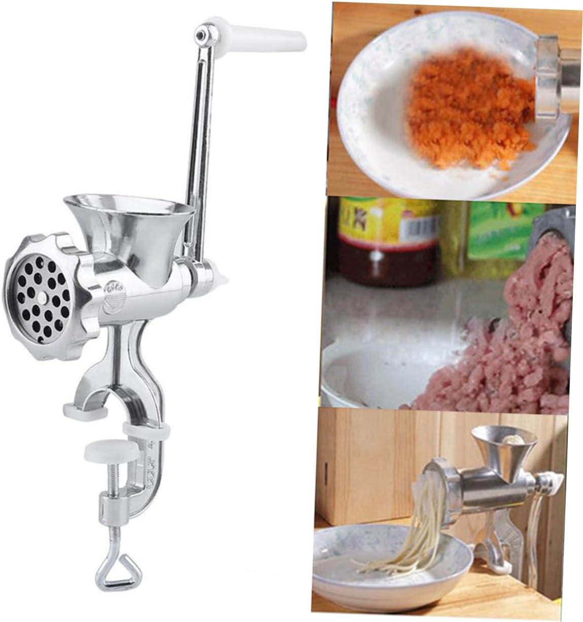 Mikinona Manual Meat Mincer Machine Sausage Mincer Tool for Kitchen Meat Processing Equipment