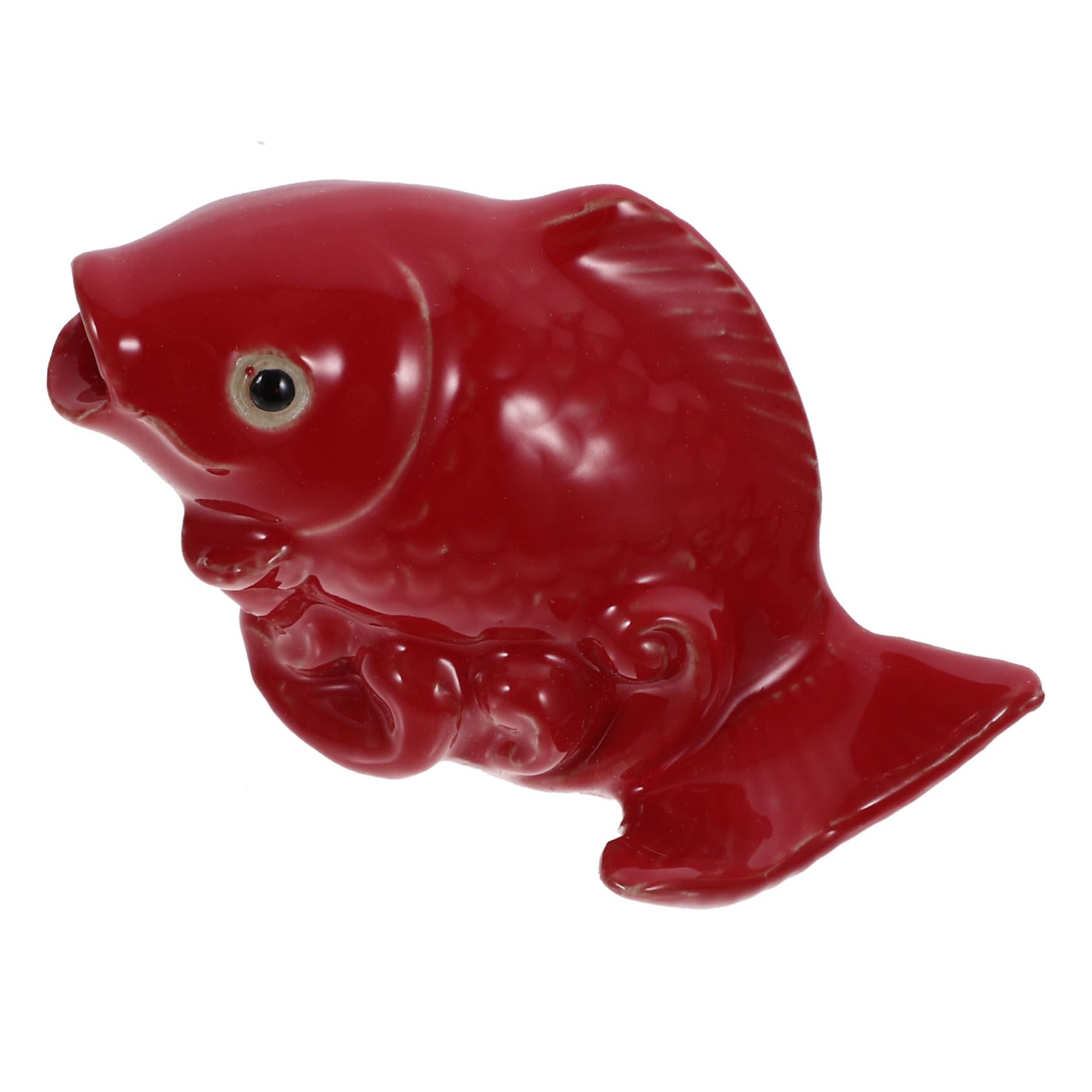 VINTORKY Garden Accessory Carpent Fish Fountain Spitter Ceramic Pond Fountain Nozzle