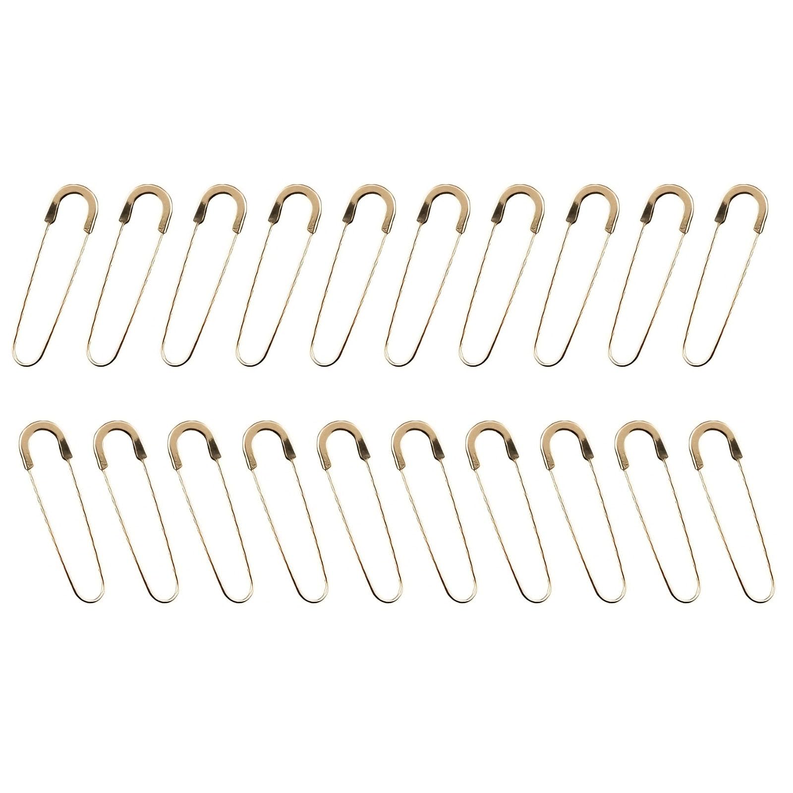 Jazuaiao 20Pcs Heavy Duty Metal Pins Secure Locking Clip for Waist Cinching Sewing Dressmaking Quilting Clothing Repair Waist Cinching Clasp