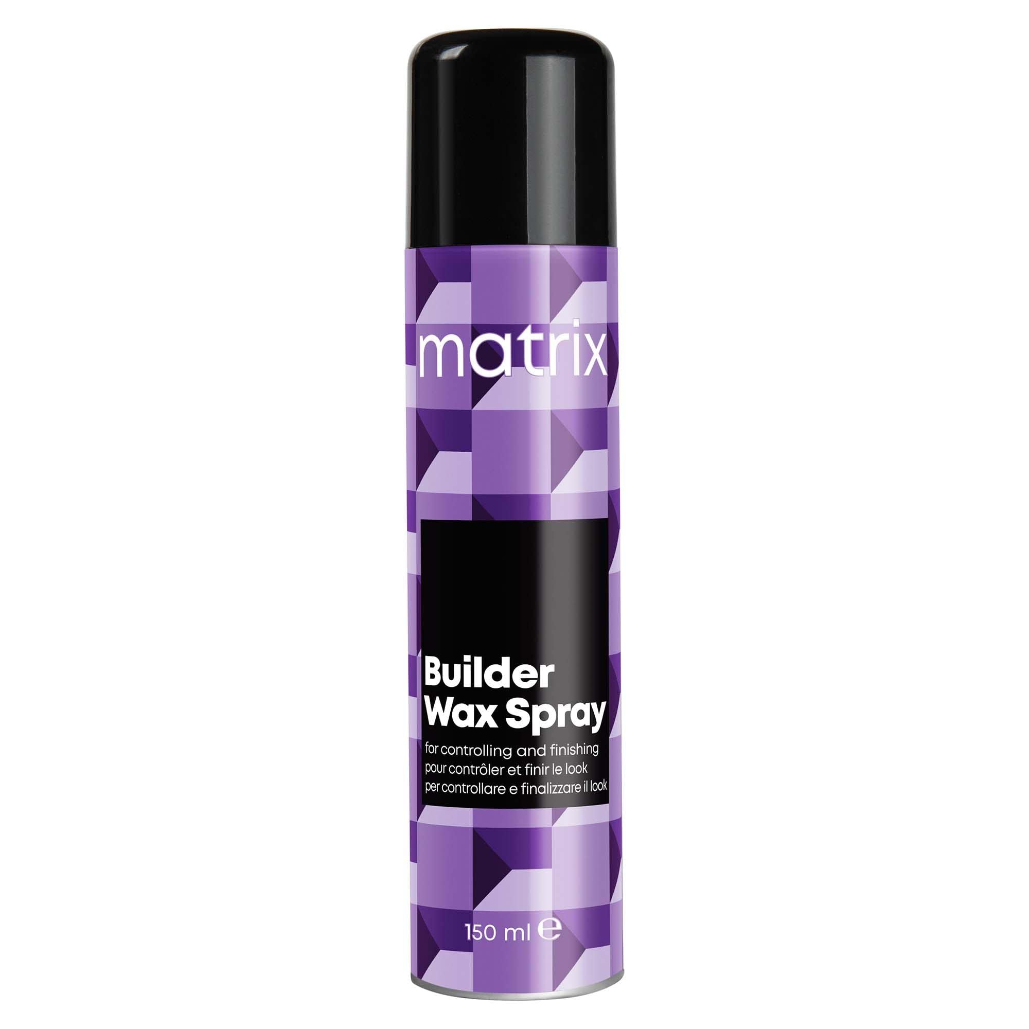 Builder Wax Styling Hair Spray, For Controlling And Finishing, Satin-Matte Finish, Medium Control 150ml