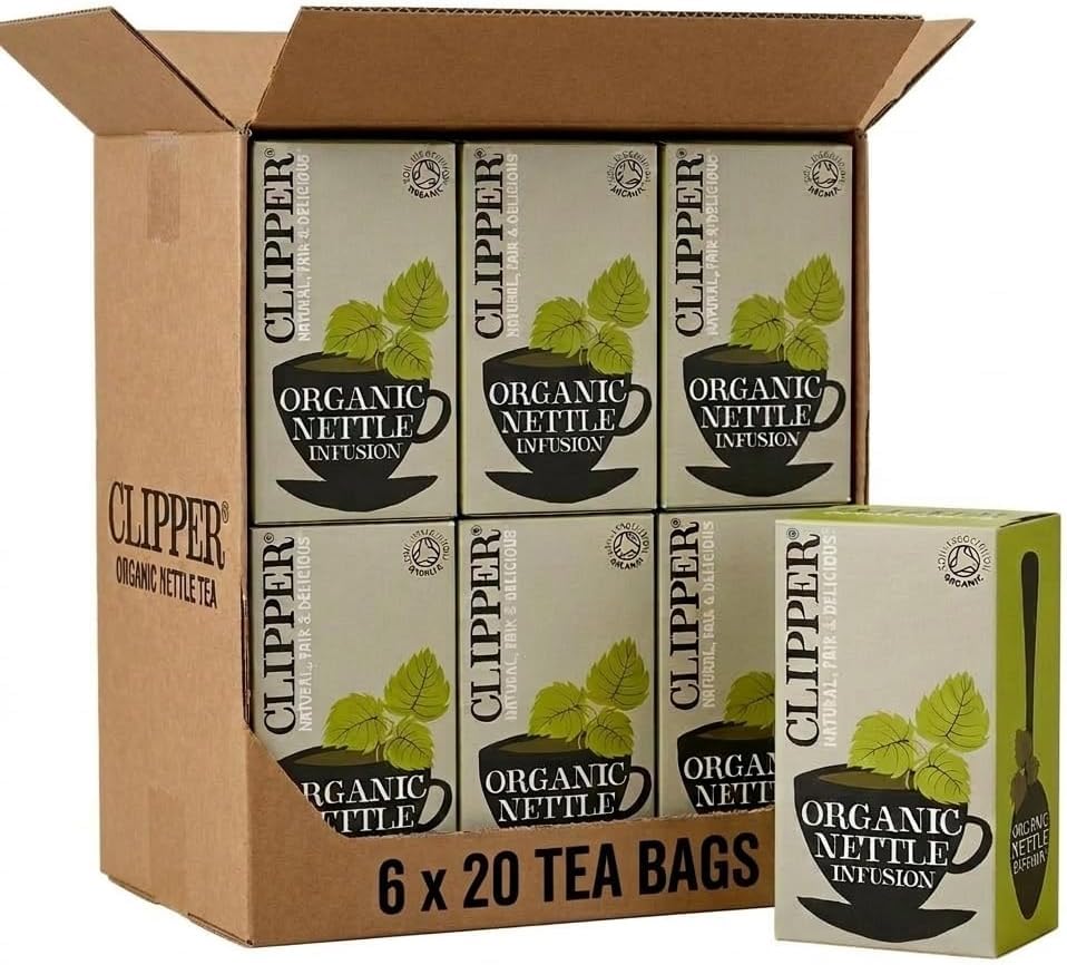 Clipper Organic Nettle Tea Herbal Infusions Tea 6 x 20 Teabags
