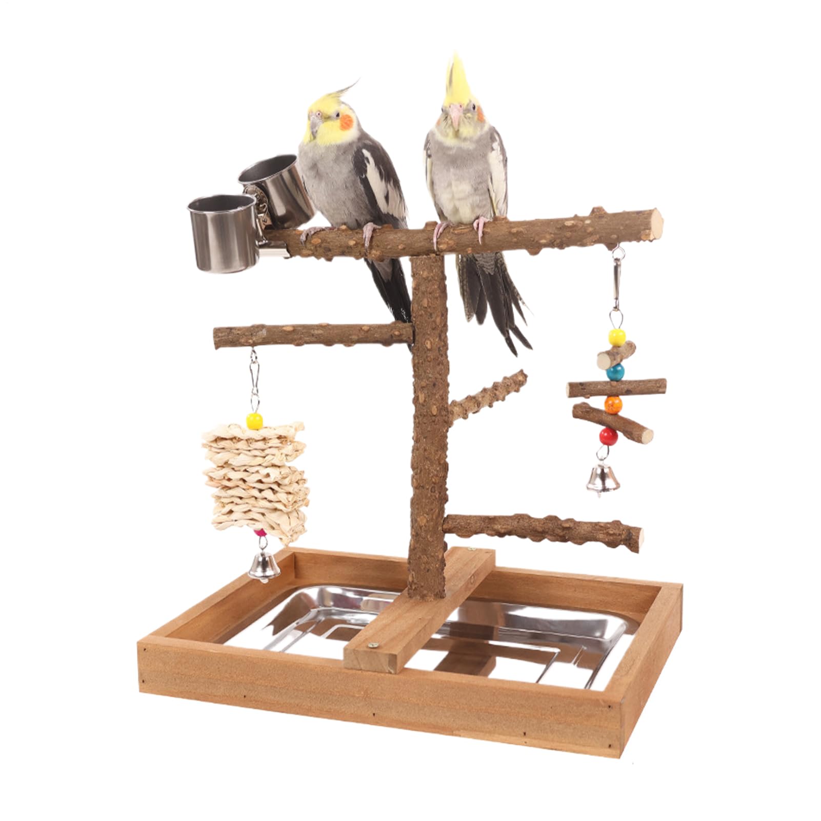 Ptasi Plac Zabaw Plac Zabaw dla Nimf z Kubkami do Karmienia