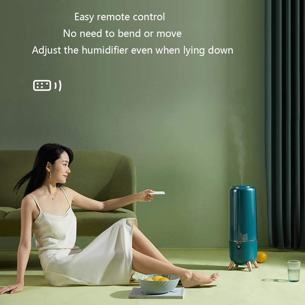 Humidifiers 6L Capacity Floor-Standing Remote Control Household Silent Bedroom Pregnant Women Baby Living Room Large Fog Volume Sprayer Green