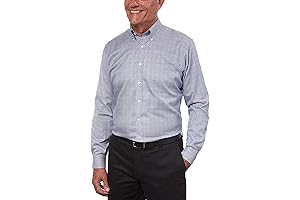 Kirkland Signature Men's Traditional Fit Button Down Dress Shirt