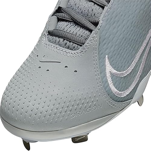 Nike Hyperdiamond 4 Elite CZ5917-012 Wolf Grey/Cool Grey/Pure Platinum/White Women's Metal Softball Cleats 7 US