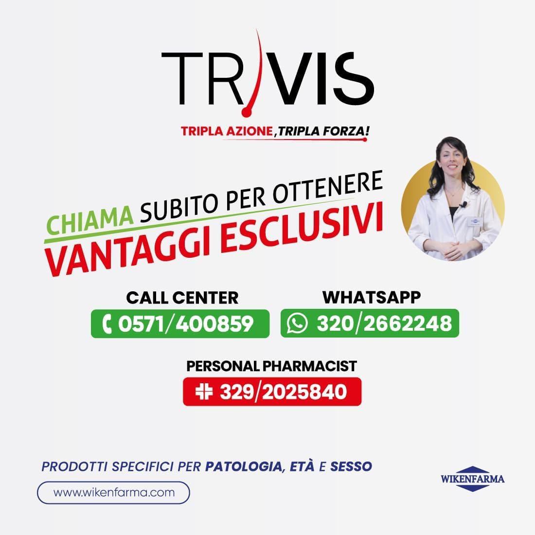 TRIVIS UV SPRAY fotoprotettivo per capelli e cuoio capelluto. Protegge dai danni dei raggi UV, contrasta secchezza, ossidazione e indebolimento del capello, formulazione leggera che non unge