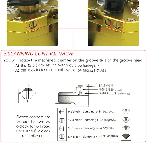 Miniatura 4 de Estabilizador de amortiguador de dirección delantera para motocicleta CRF YZF EXC RMZ KLX la mayoría de motocicletas, enduro Pit Dirt Bike