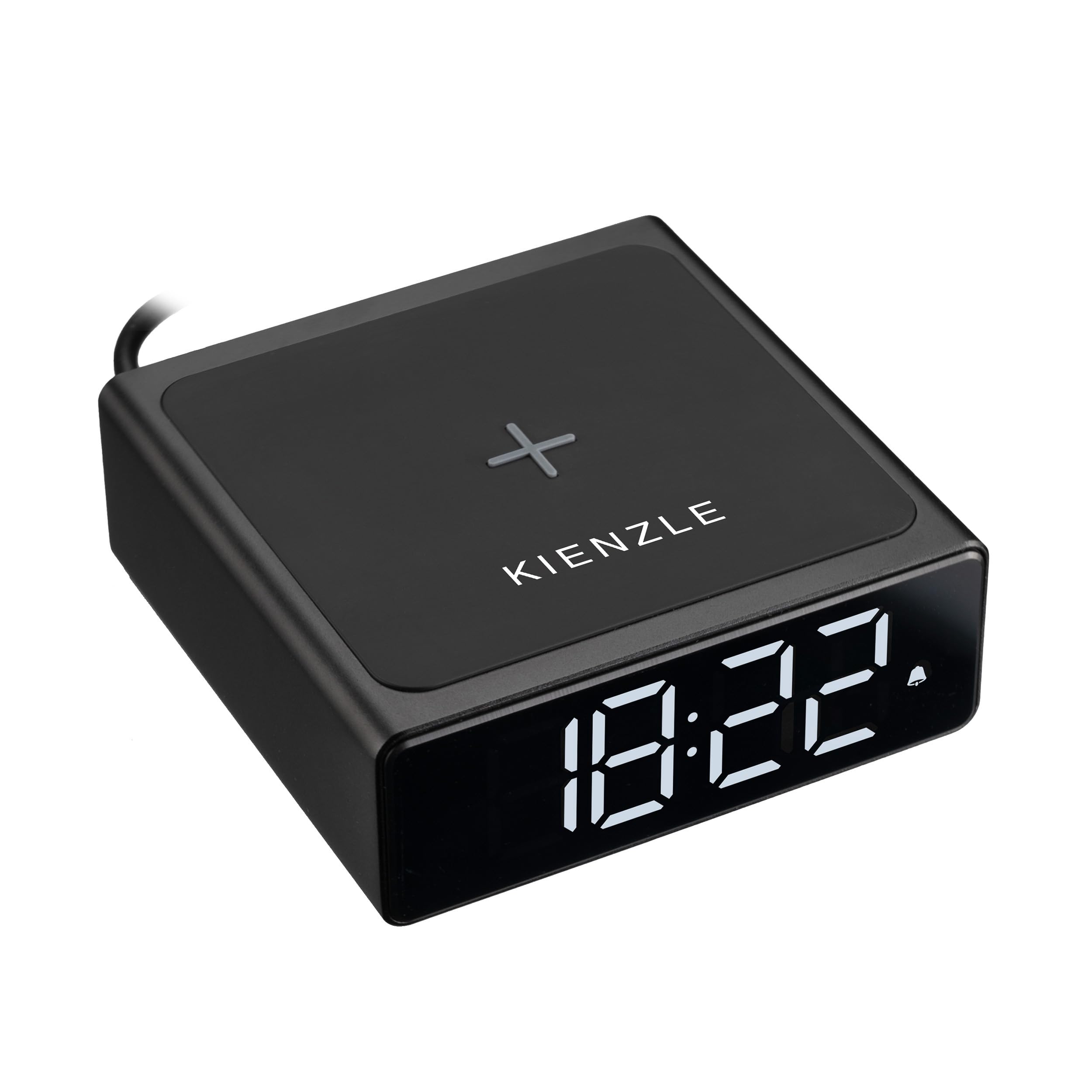 Kienzle Despertador Digital con Carga inalámbrica de 10 W y Dos alarmas