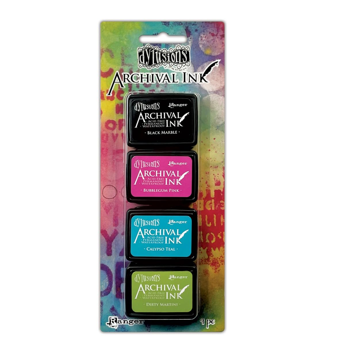 Dylusions Dyan Reaveley Mini Archival Kits-Kit #1, Klein