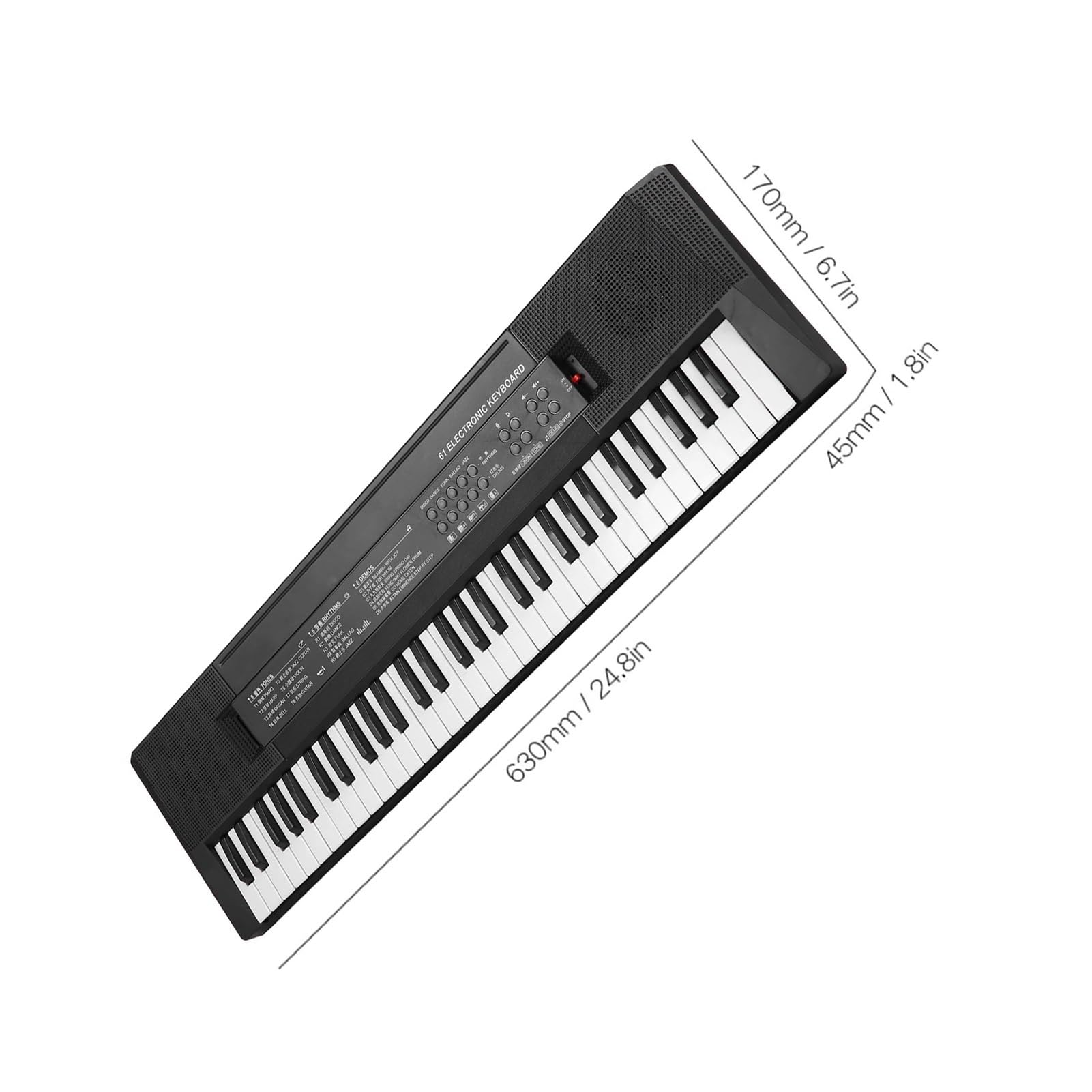 klawiatura elektryczna wielofunkcyjna 61 Klawiszy Cyfrowa Klawiatura Elektroniczna Wielofunkcyjne Pianino Elektryczne Dla Studentów Z Instrumentami Funkcyjnymi Mikrofonu