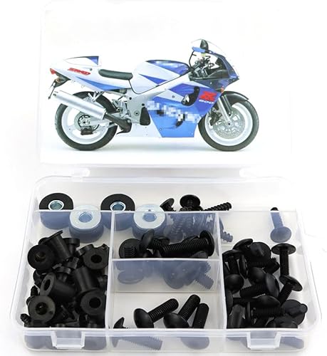 Xitomer Kit de pernos de carenado para GSXR 750 SRAD 1996 1997 1998 1999 2000 GSXR 600 SRAD Kits de montaje Kits completos de montaje Arandelas