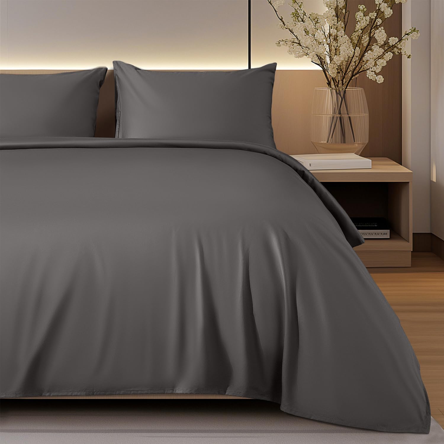 Shilucheng 100 Cotton Queen Size Sheets Set 600 Thread