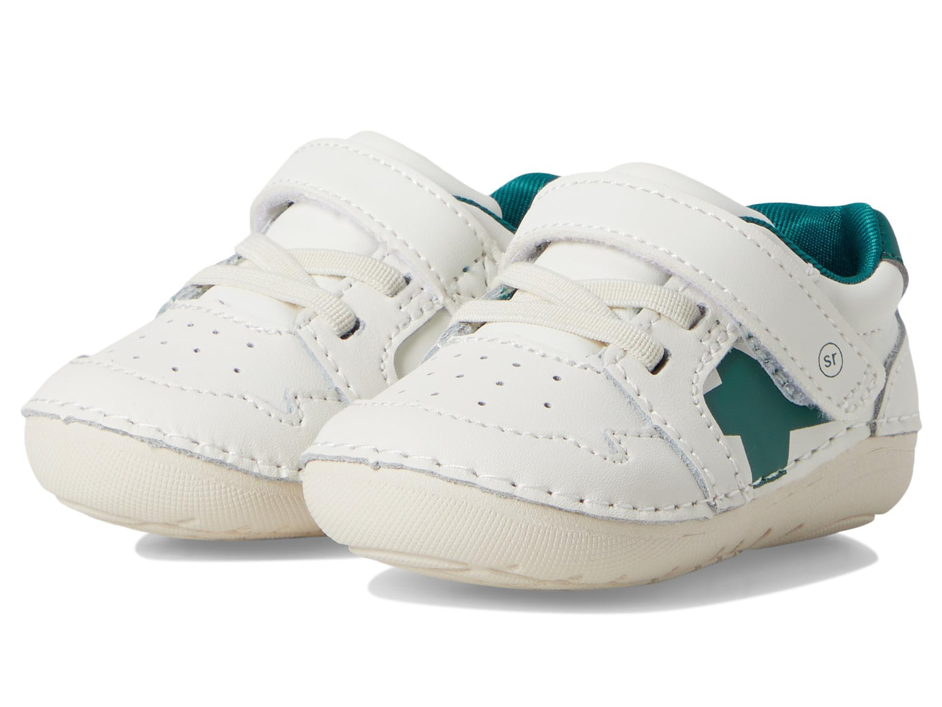 Stride Rite Boy's SM Waverly (Infant/Toddler) First Walker Shoe, Evergreen, 4.5