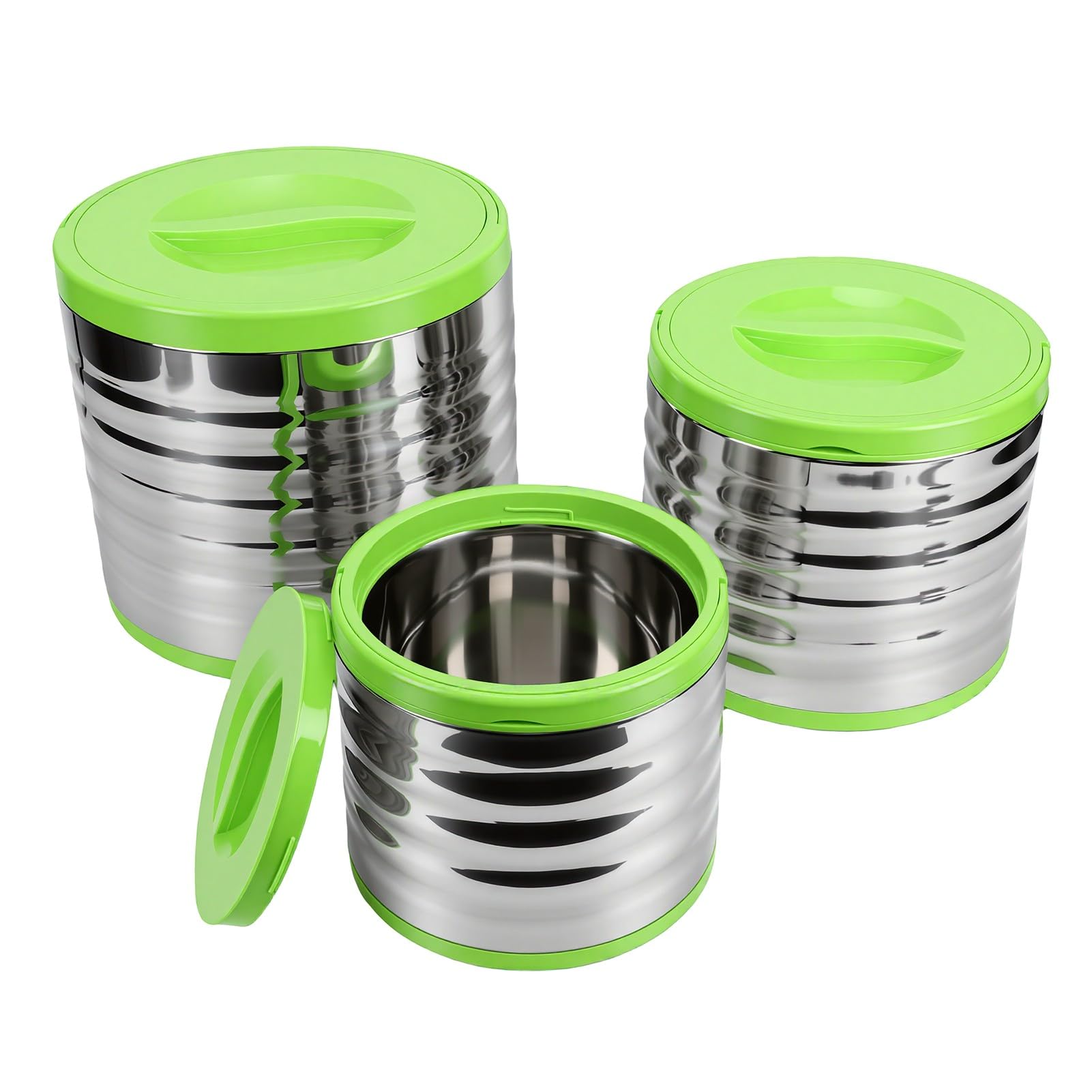 banapoy Ensemble Pots Alimentaires Isolés 3Pcs, Double Couche