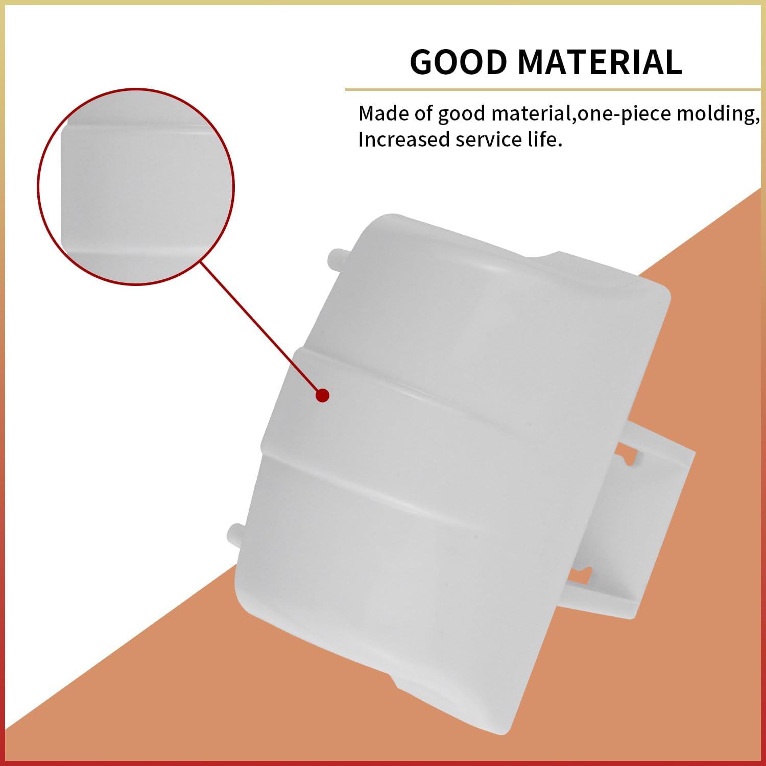 2 PCS WR2X9144 Refrigerator Shelf Retainer Bar Support End Cap Replacement part - Compatible With GE Fridge Replaces WR2X8776 PS299562 AP2060697 AH299562 EA299562