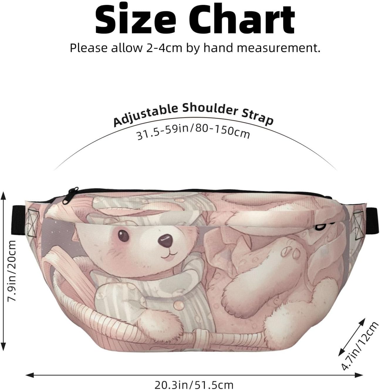 Fanny Pack for Men Women Stars in Basket Belt Bag with Adjustable Strap Fashion Waist Bag Waist Pack for Travel, DG564FH4GFH