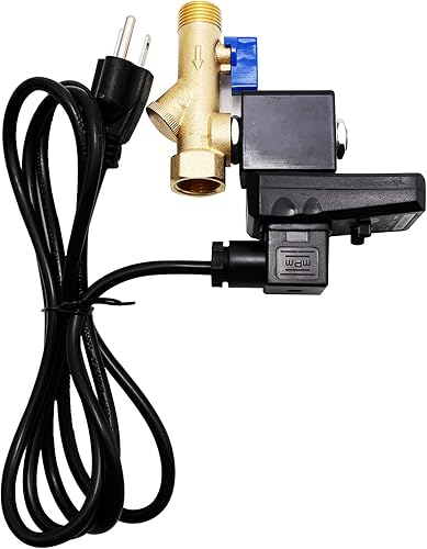 Miniatura 5 de Válvula de drenaje electrónica AC 110V Válvula de drenaje del tanque integrado 12 "Tanque de agua automático cronometrado para aire comprimido