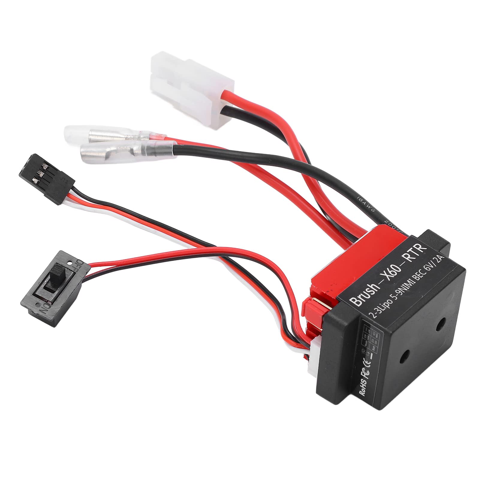 RC 540 Bürstenmotor Mit 360A-ESC – Hohes Drehmoment, Leise, Für 1/10 SUV & Crawler
