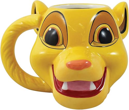 Miniatura 2 de Disney - Taza de cerámica esculpida con diseño de Simba Cub, el Rey León