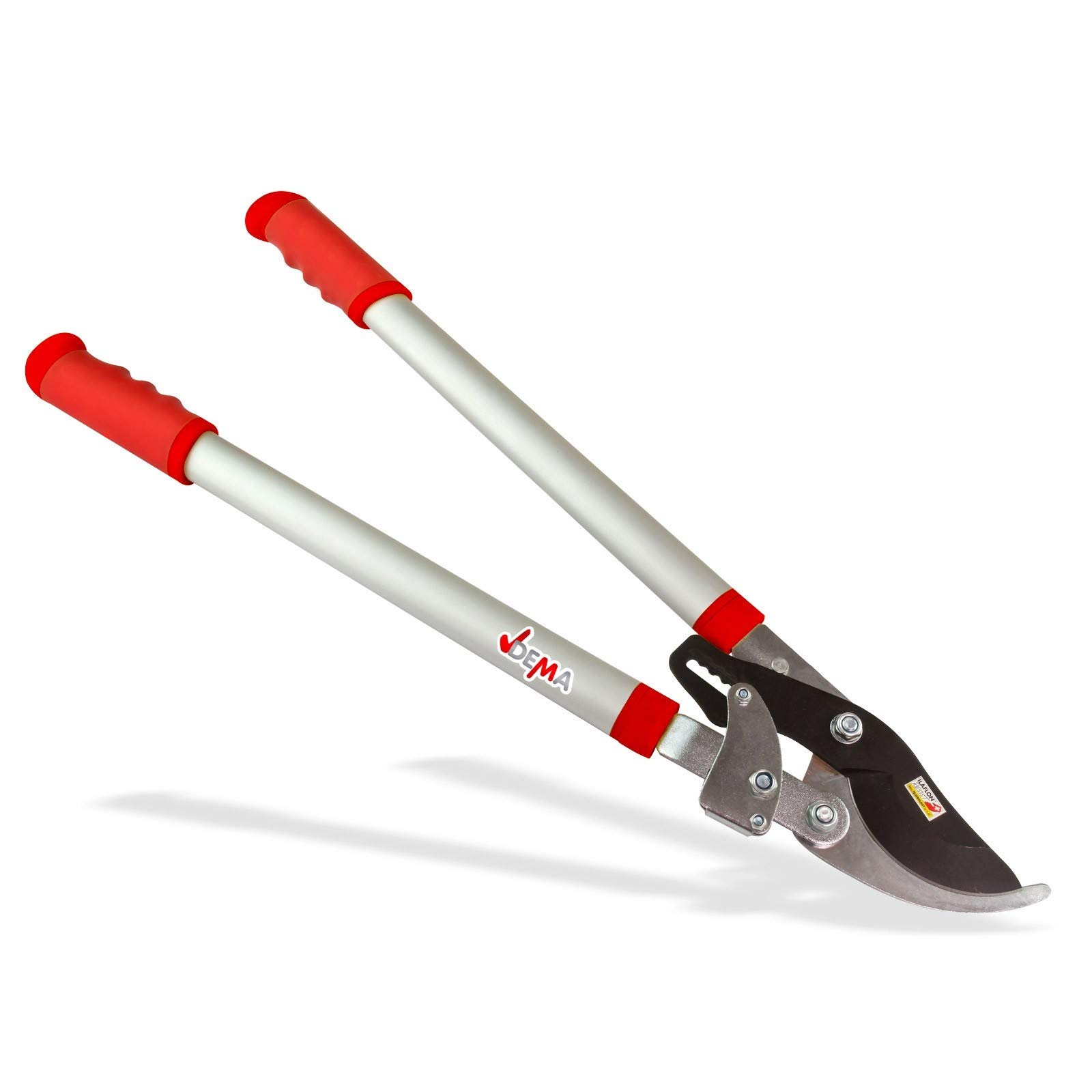 DEMA Astschere 47-280 cm, Teleskop Gartenschere, Baumschere, Alu/Stahl, Getriebe, Robust, Profi